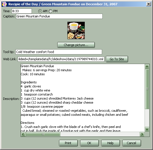 Recipe Panel